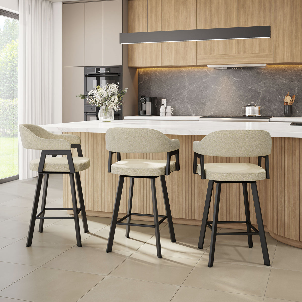 Tabouret pivotant Carmen