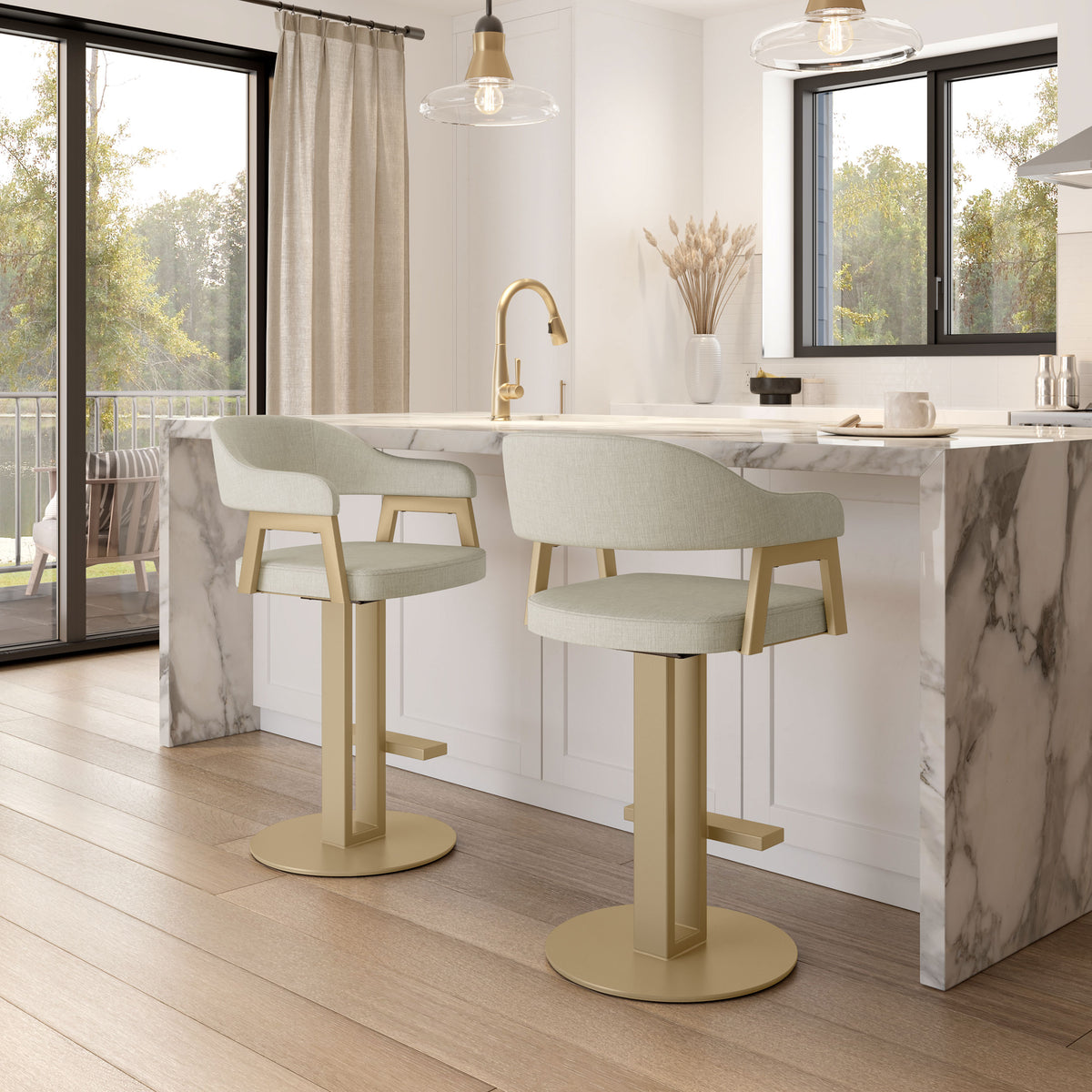 Tabouret pivotant Jayden