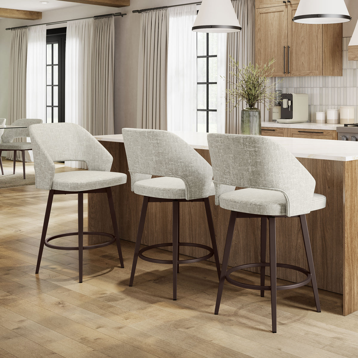 Tabouret pivotant Lorna