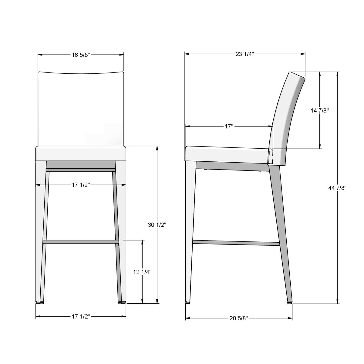 Tabouret non pivotant Pablo
