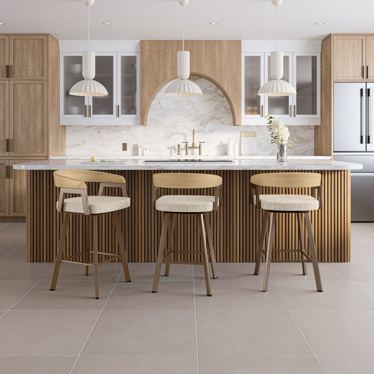 Tabouret pivotant Carmela