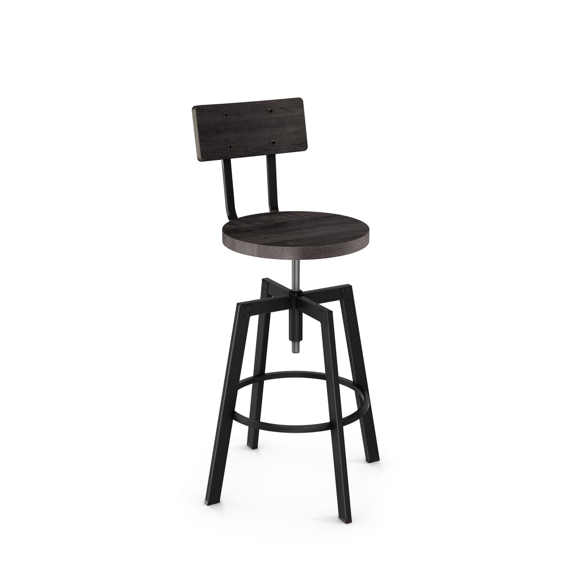 Tabouret à vis Architect en Bois Massif