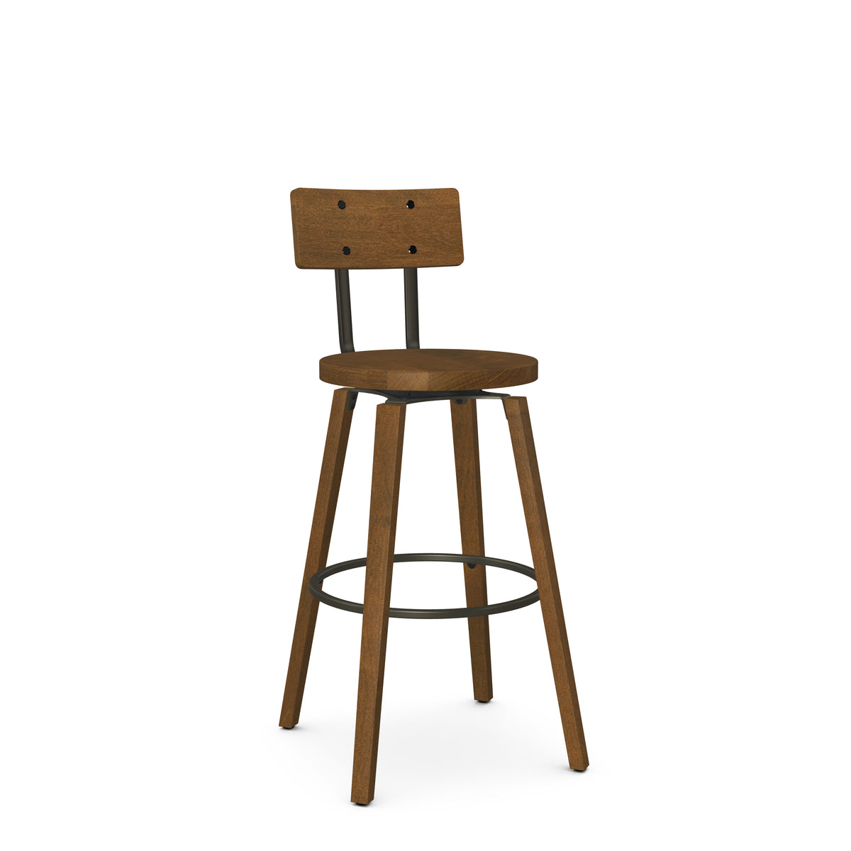 Tabouret pivotant Esteban en Bois Massif