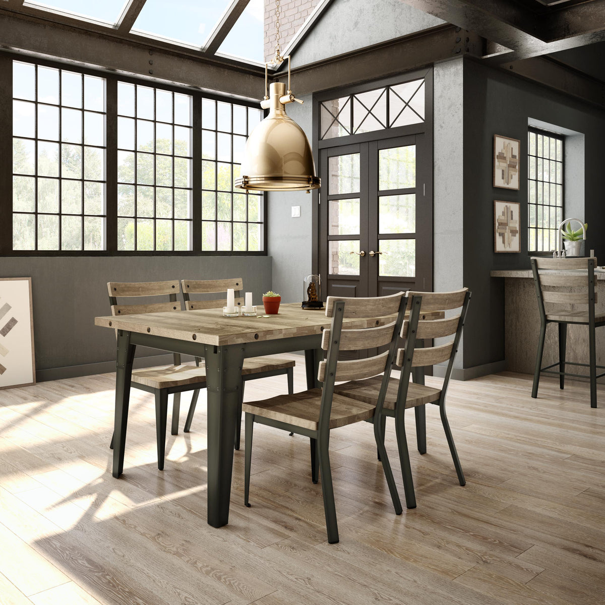 Chaise Dexter en Bois Massif