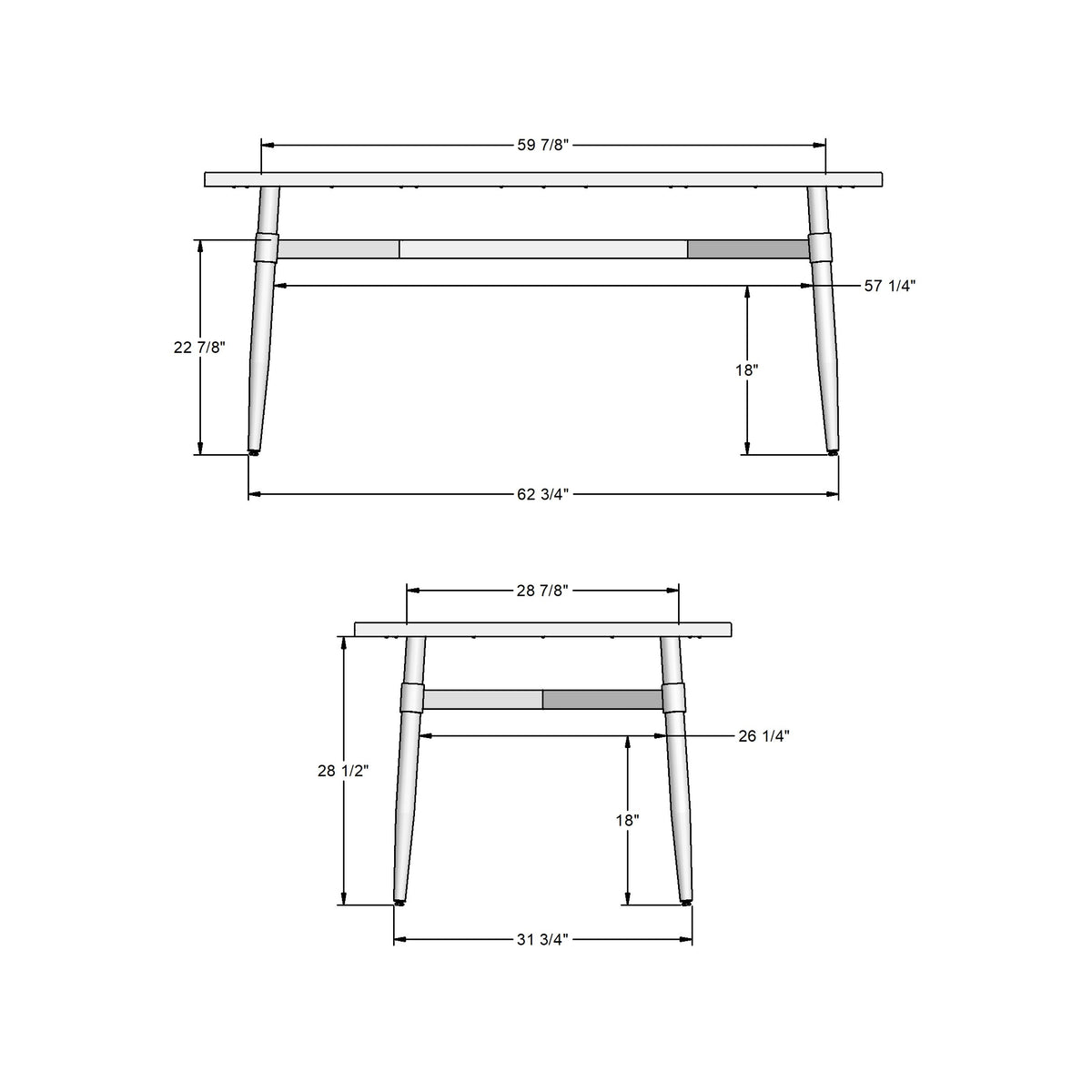 Table (version courte) Link