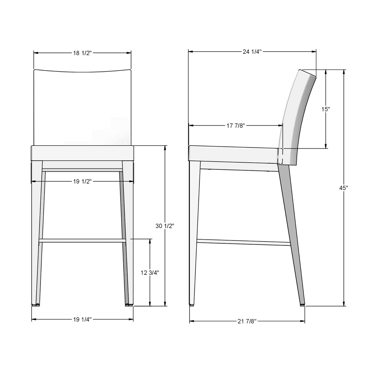 Tabouret non pivotant Pablo Plus