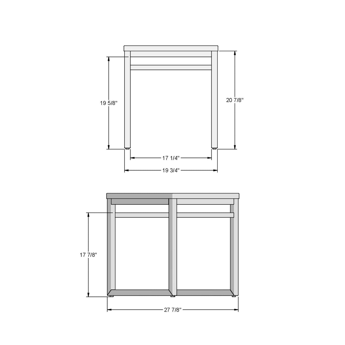 Table de bout Crawford