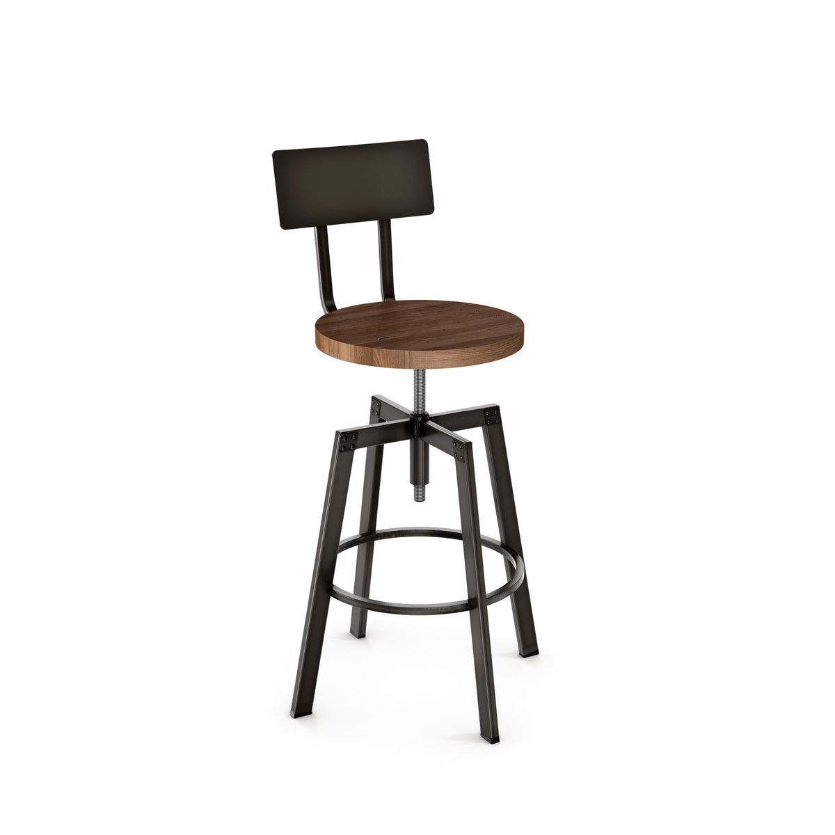 Tabouret à vis Architect en Bois Massif