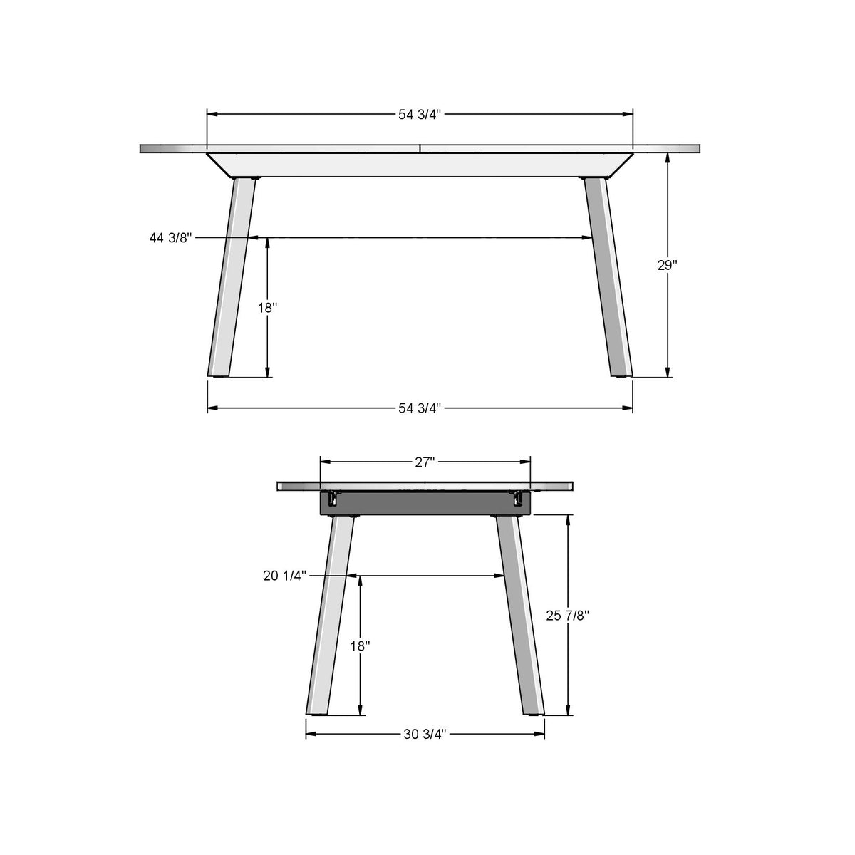 Table extensible pour dessus à rallonge papillon Hendrick