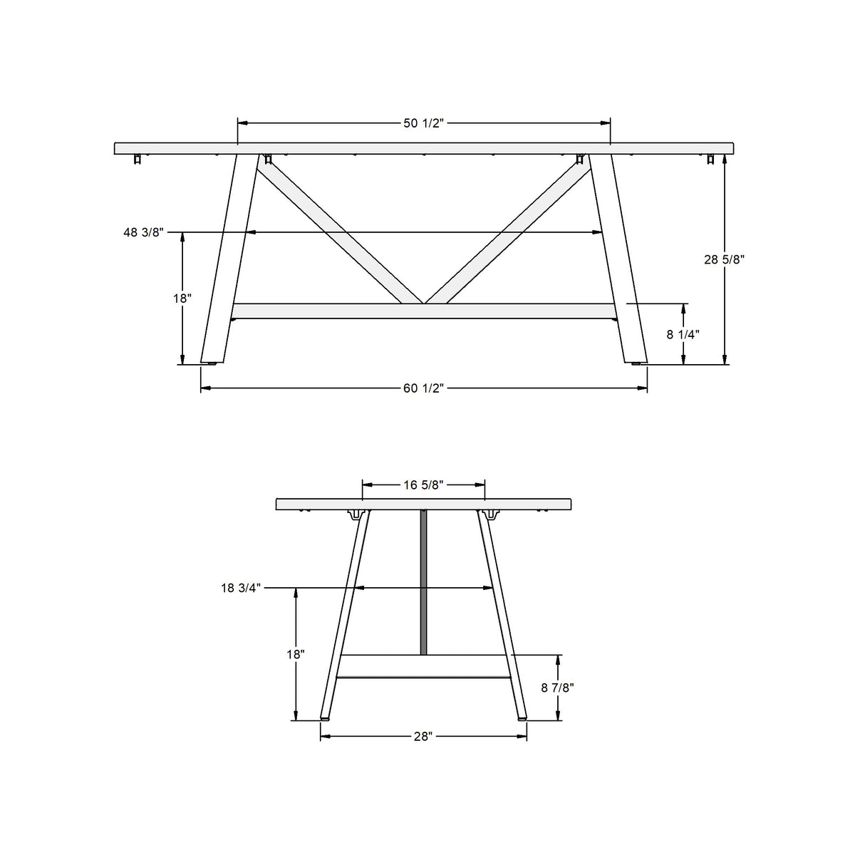 Table Octavia en Bois Massif