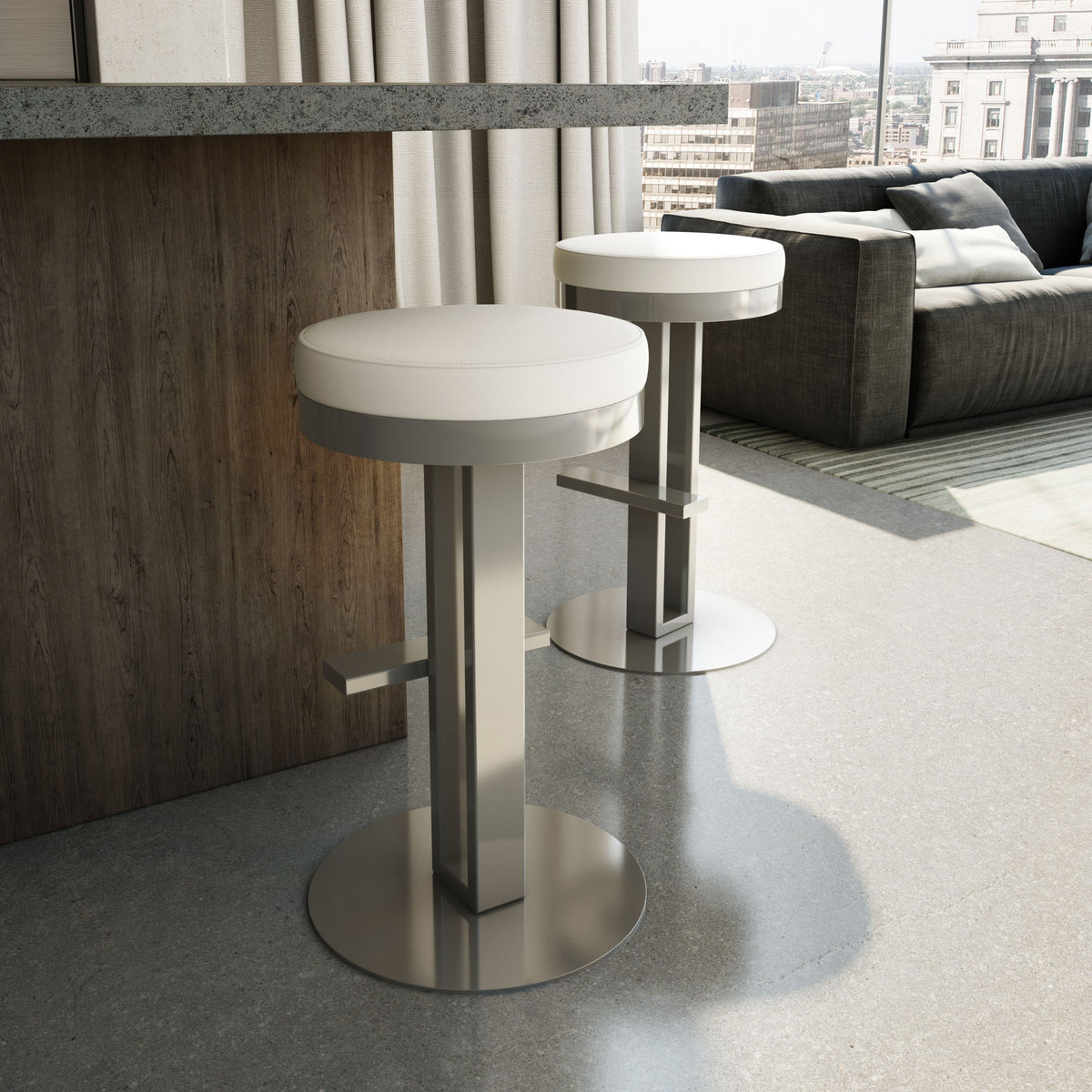 Tabouret pivotant Glint