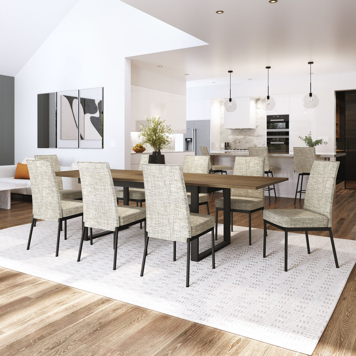 Table extensible pour dessus à rallonge papillon Burton
