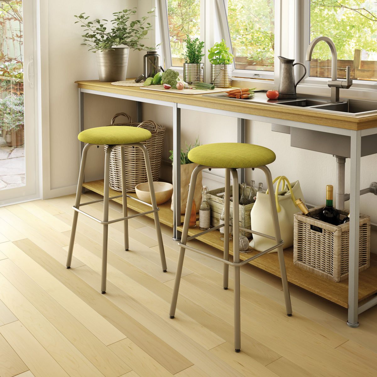 Tabouret pivotant Button