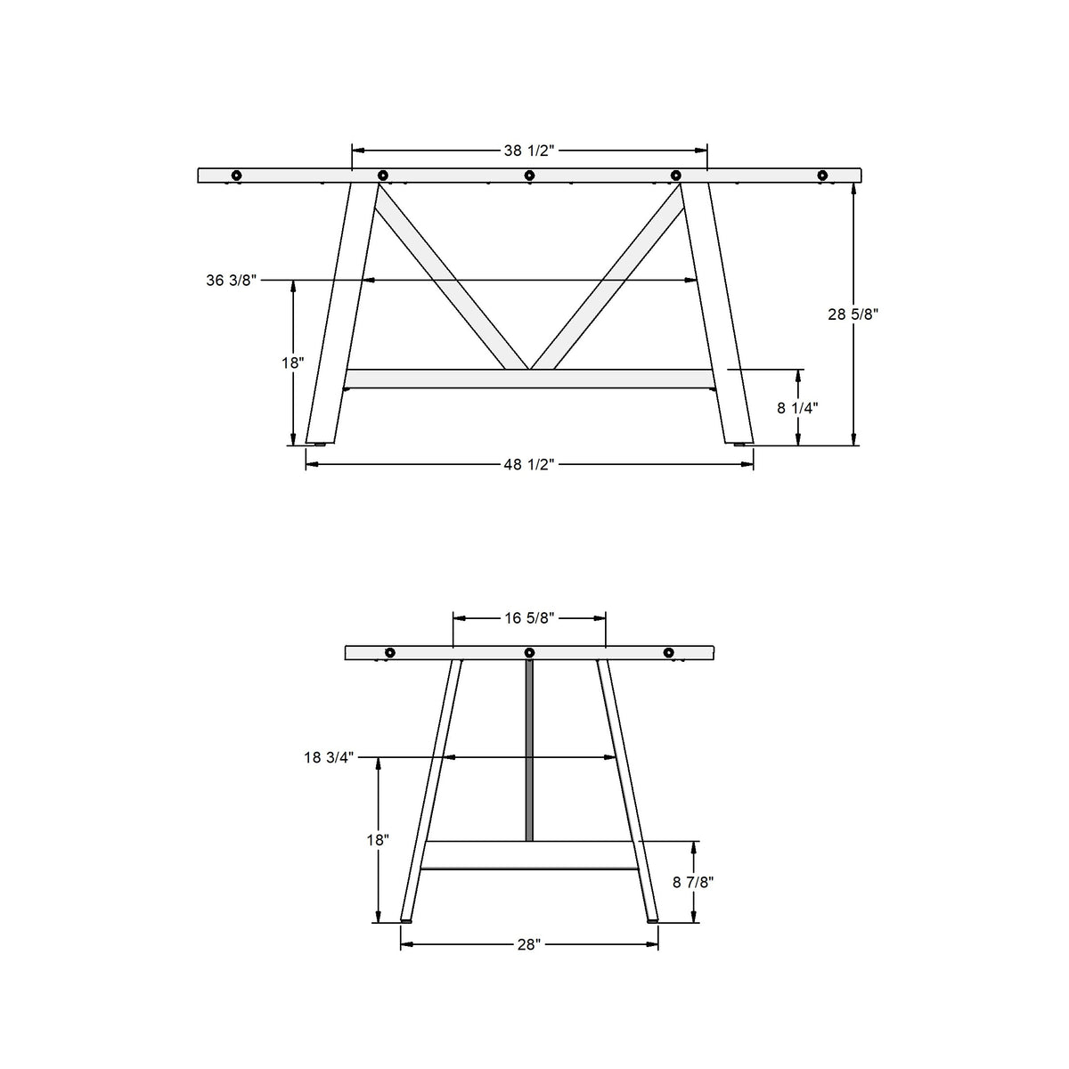 Table Octavia en Bois Massif