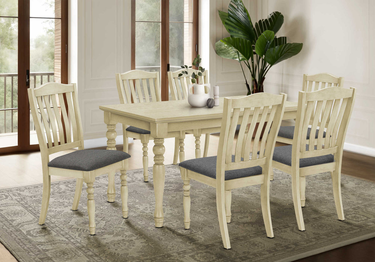 Table MOI-1390 avec chaises MOI-1392