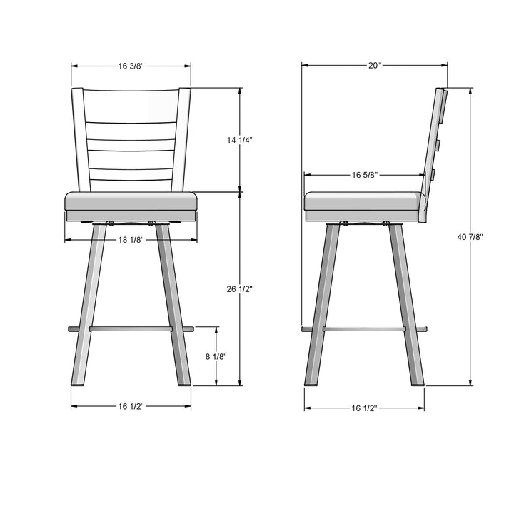 Tabouret pivotant Owen
