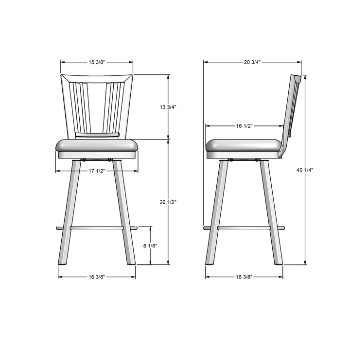 Tabouret pivotant Madison