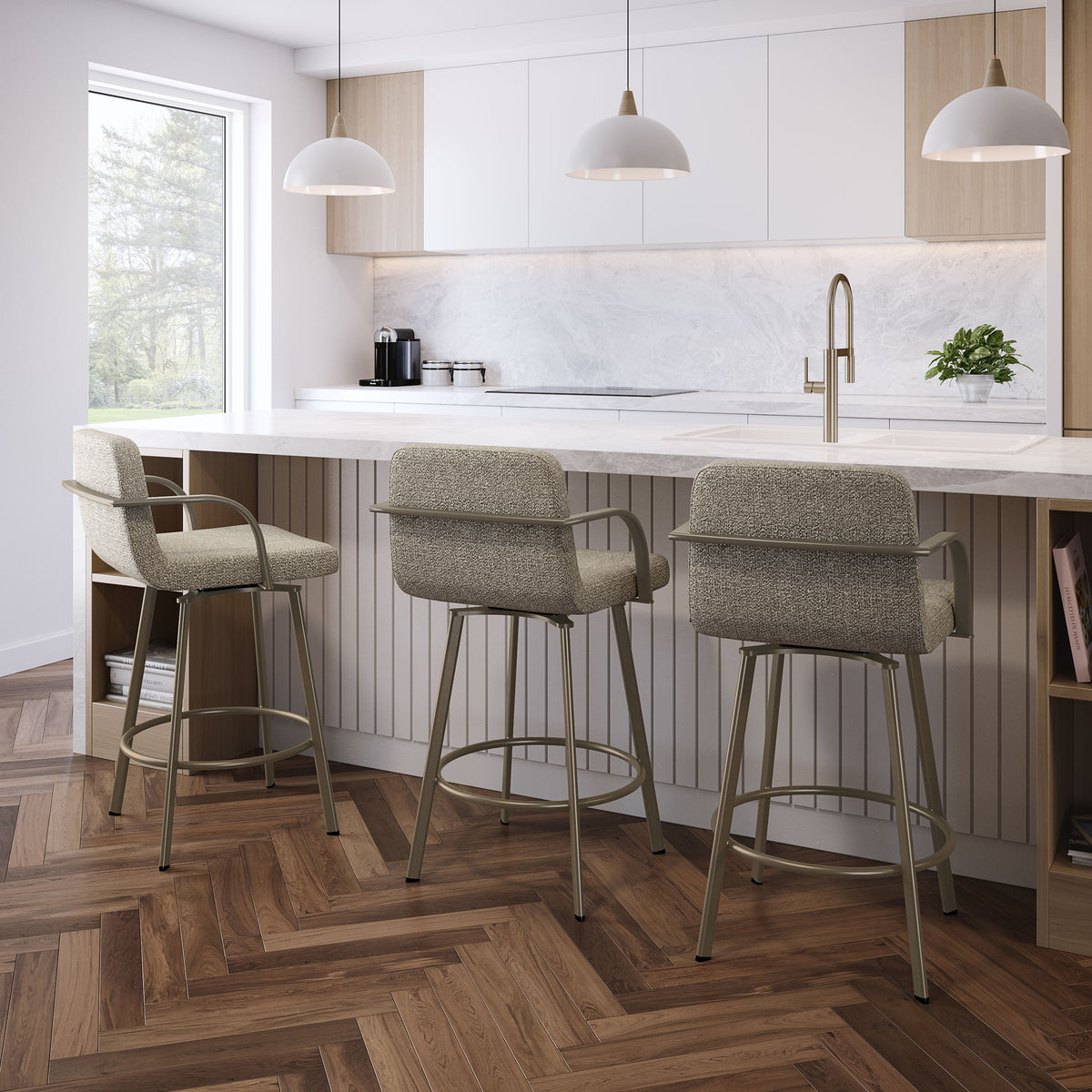 Tabouret pivotant Tricia