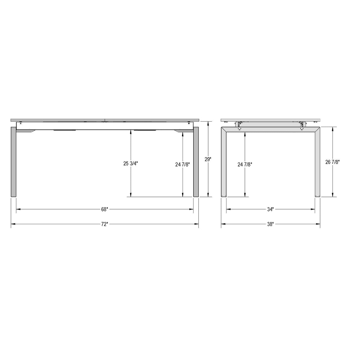 Table extensible Zoom