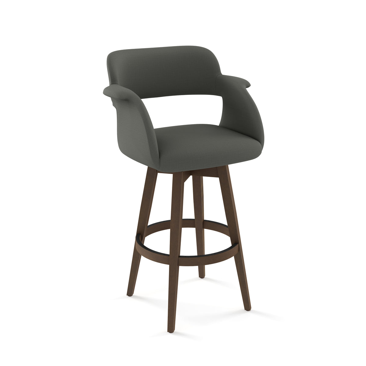 Tabouret pivotant Joshua en Bois Massif