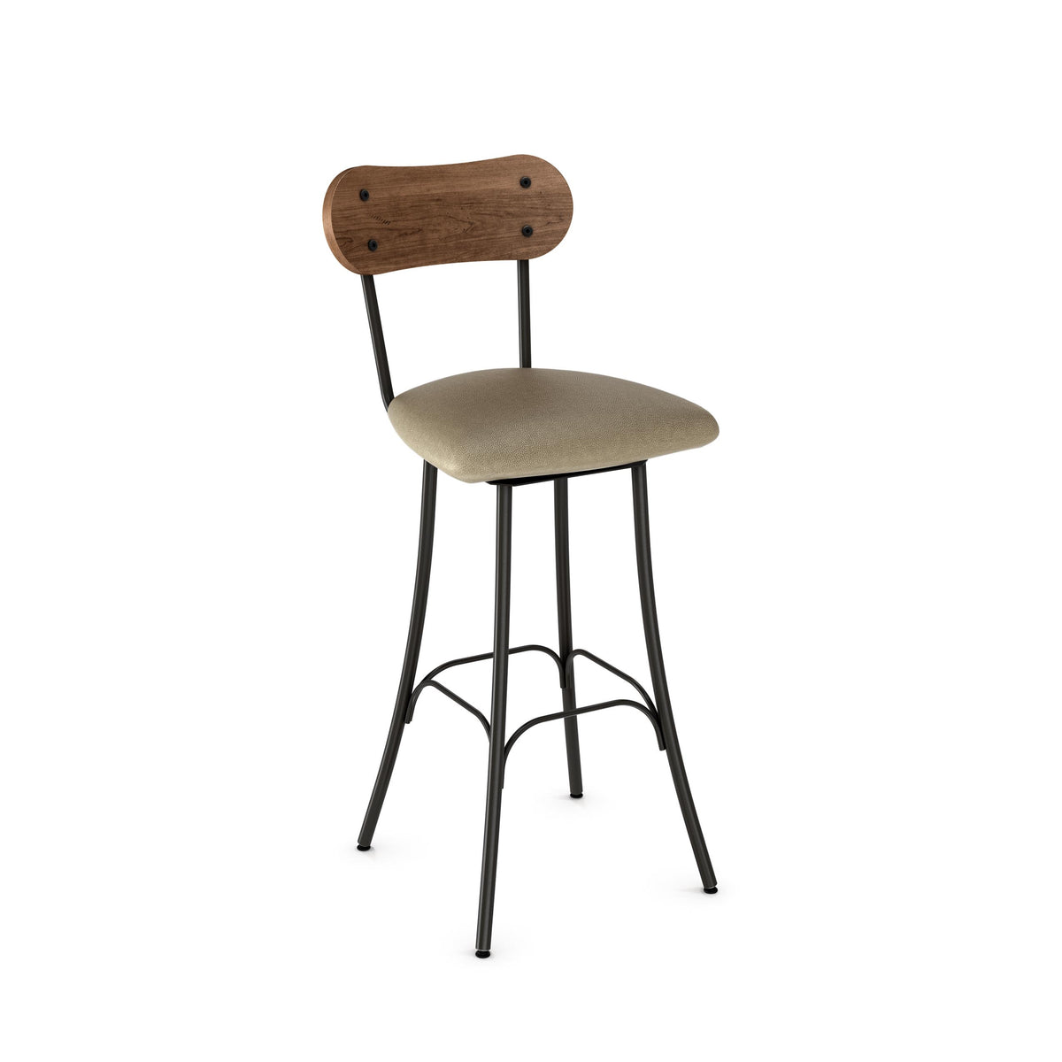 Tabouret pivotant Bean en Bois Massif