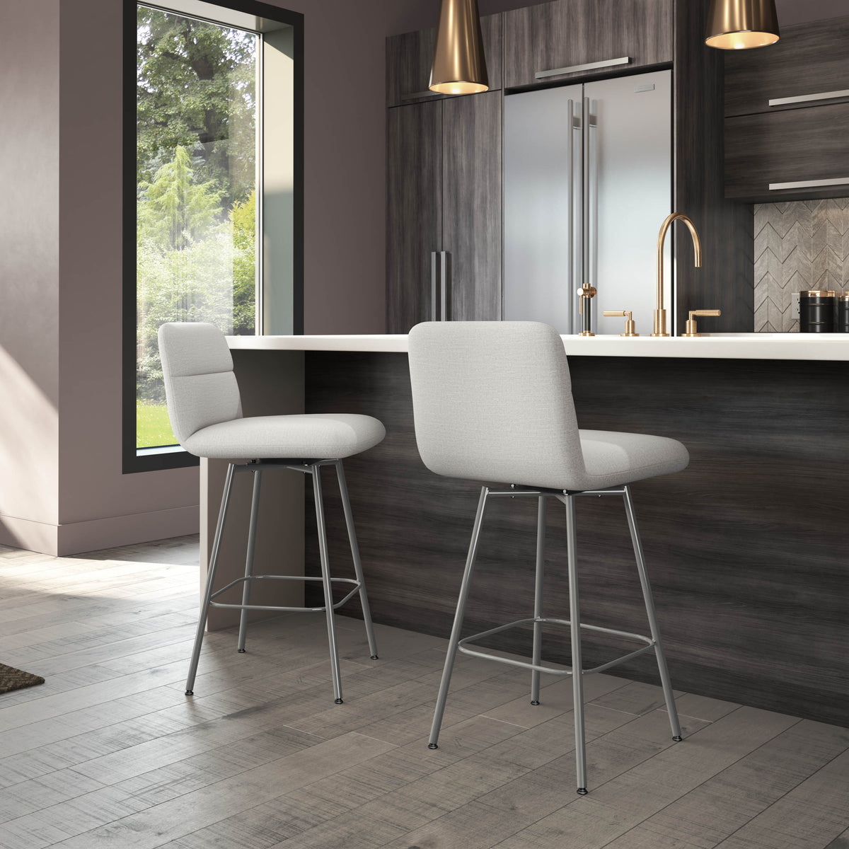Tabouret pivotant Niles