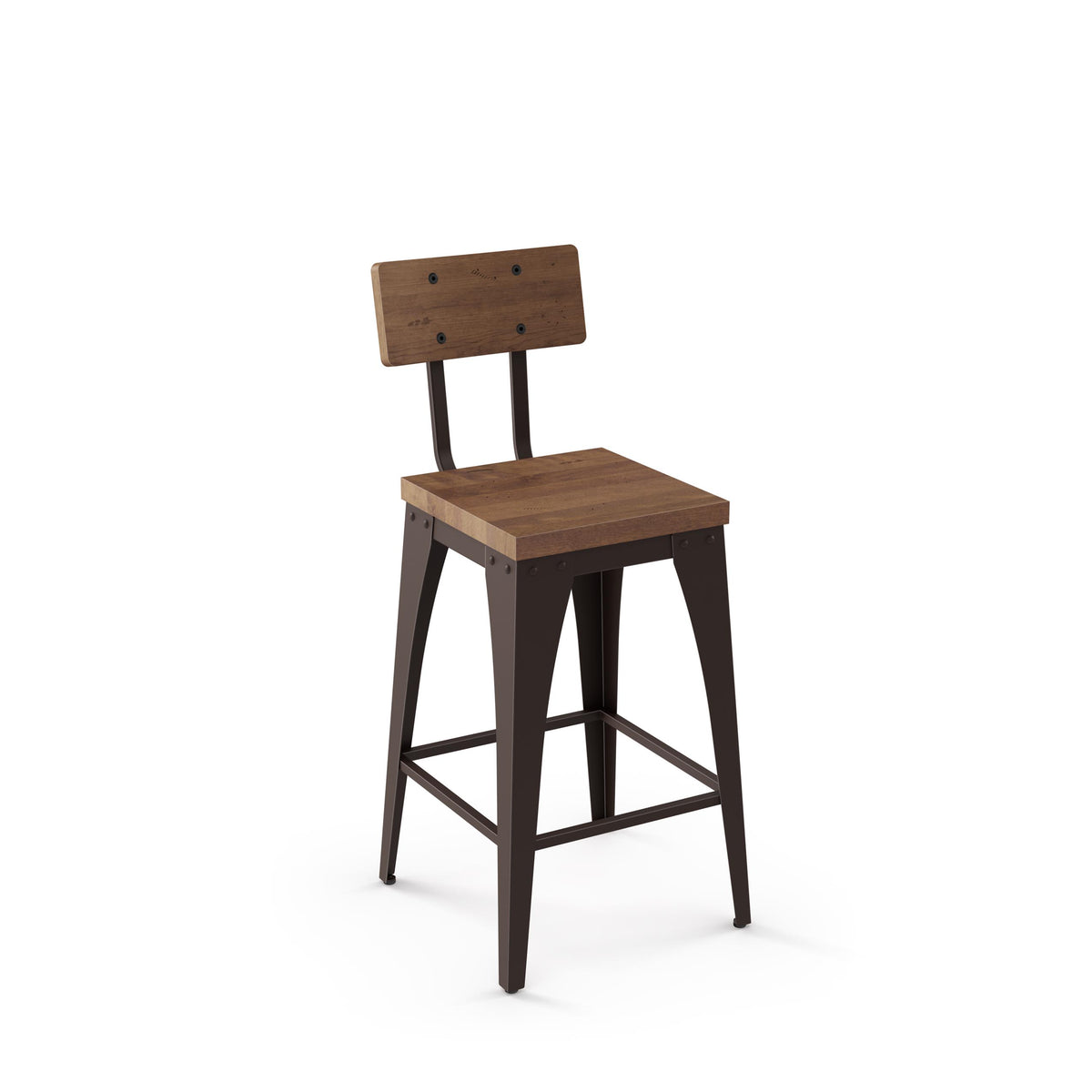 Tabouret non pivotant Upright en Bois Massif